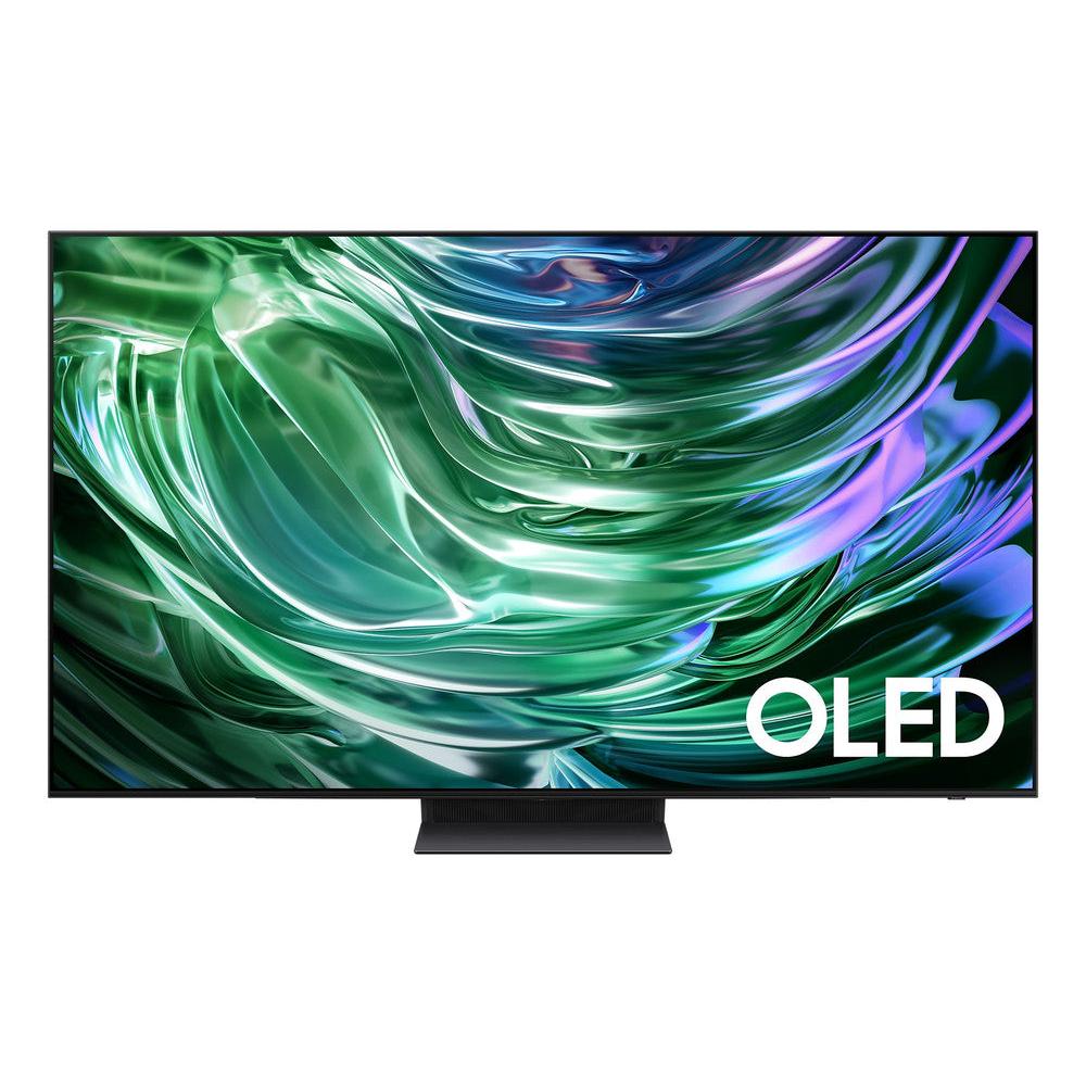 تلفزيون سمارت سامسونج ، مقاس 55 بوصة ، OLED ، دقة 4K UHD ، ببـريسفر داخلي - QA55S90DAWXXY