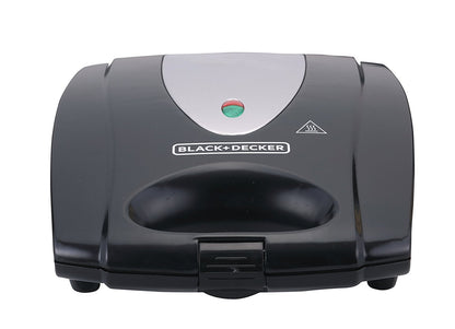 Black & Decker Sandwich Maker, 1400 Watt, Black - TS4080-B5