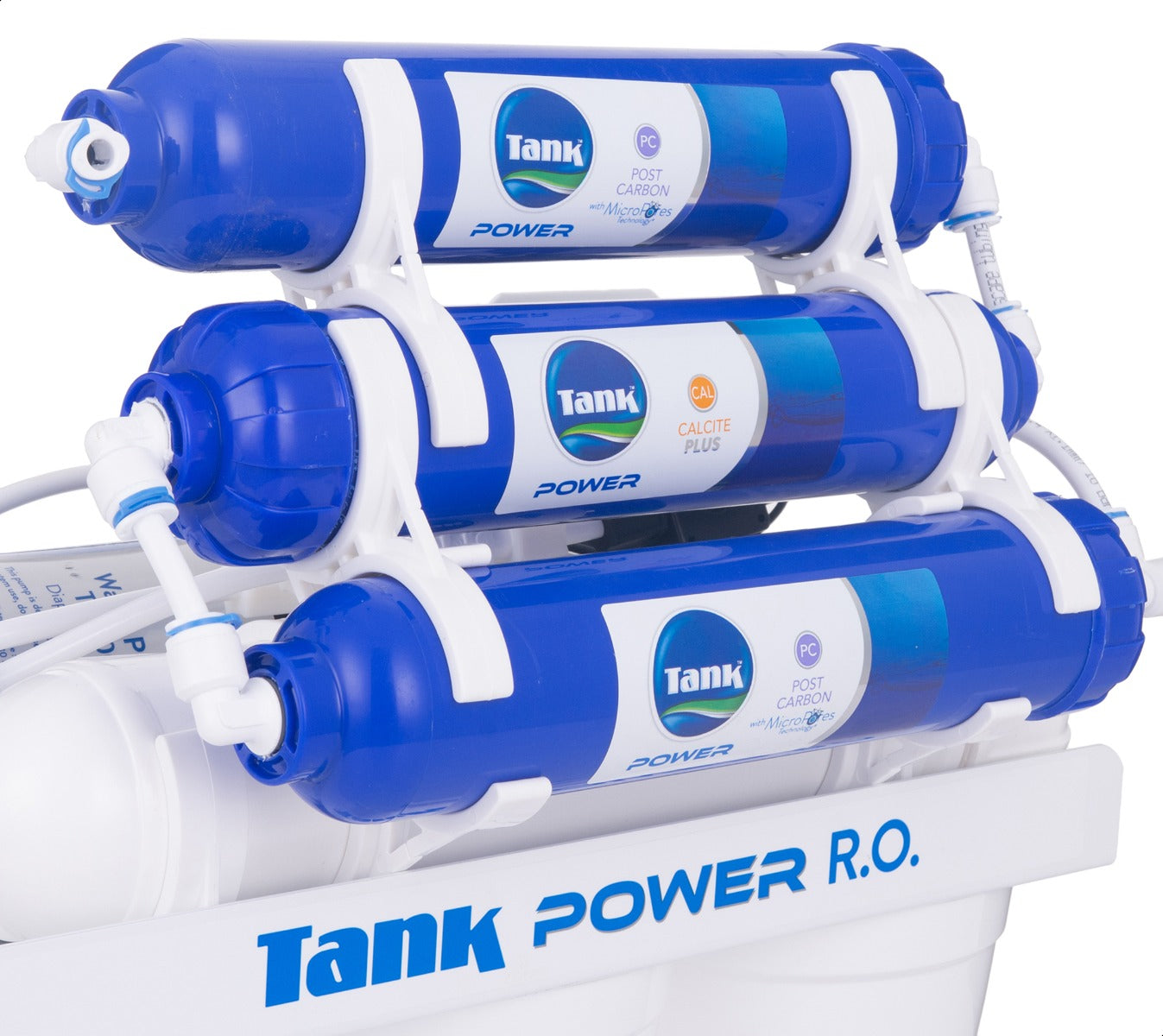 فلتر مياه تانك Power RO Pure ، عدد 7 مراحل ، ابيض