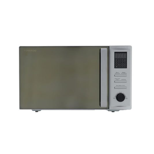Tornado Digital Microwave with Grill 36 Liter Silver - MOM-C36BBE-S