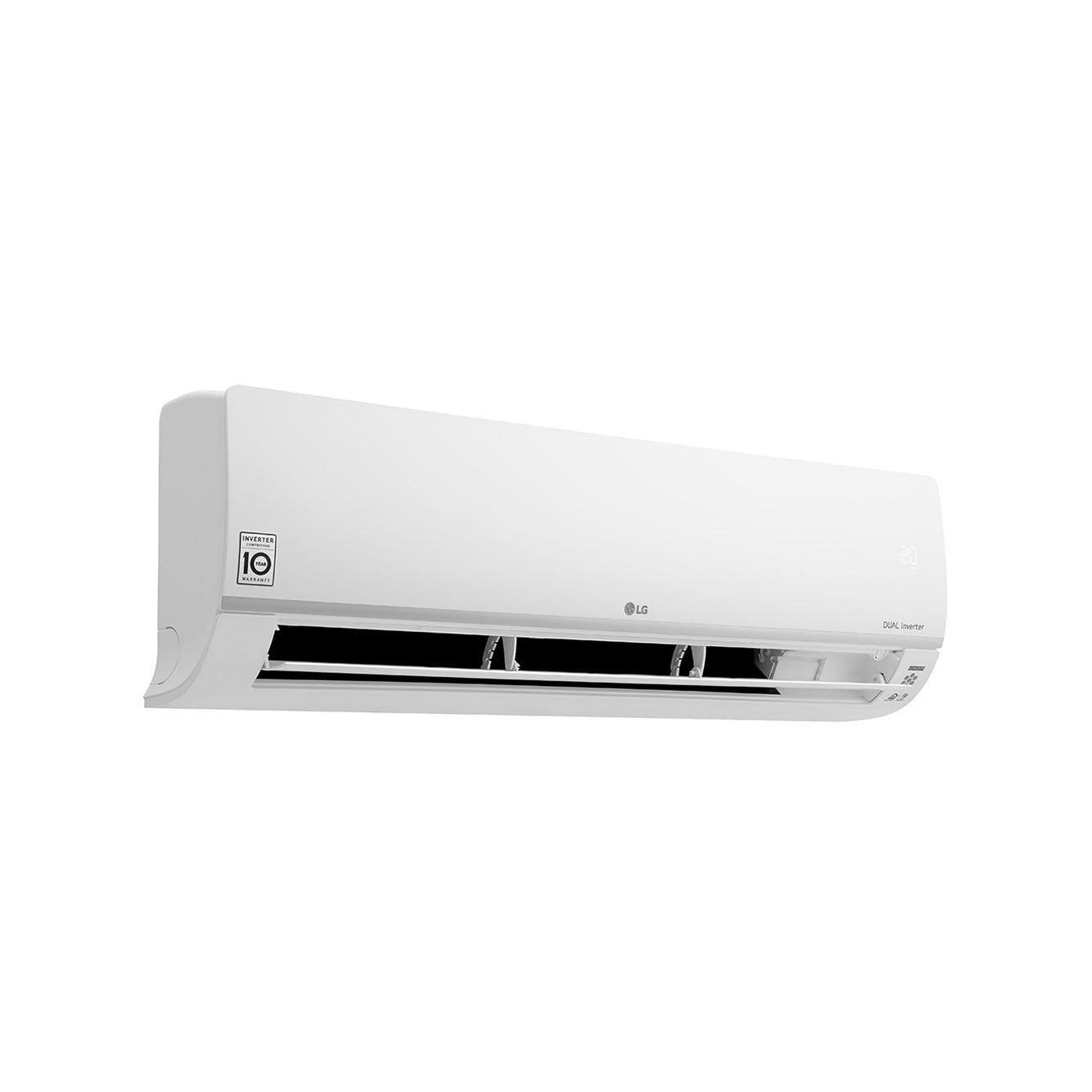تكييف سبليت ال جي دوال كول، 3 حصان، بارد وساخن، موتور انفيرتر - S4-W24K22ME, ابيض