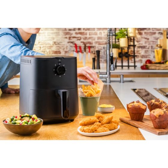 Easy Fry Essential Air Fryer, 3.5 Liters, 1500 Watt, Black - EY1308EG