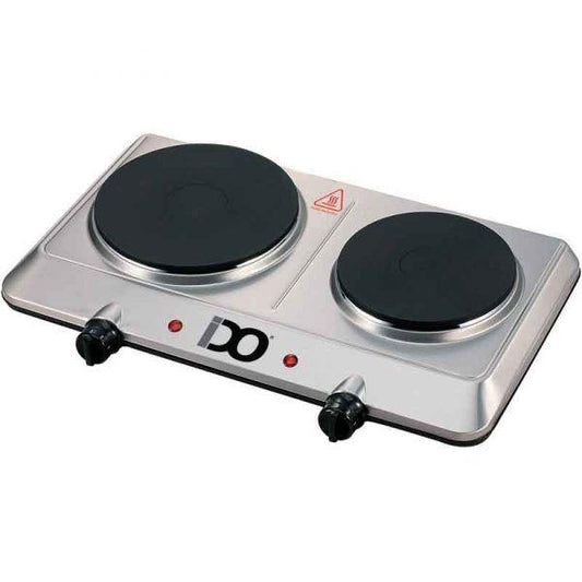 ido electric hot plate, 2 eyelets, 1500 watt, silver - HP2E1500-SV