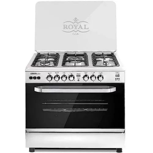Royal Gas Cooker Master Chef, 5 Burners, Stainless Steel - R-2010290