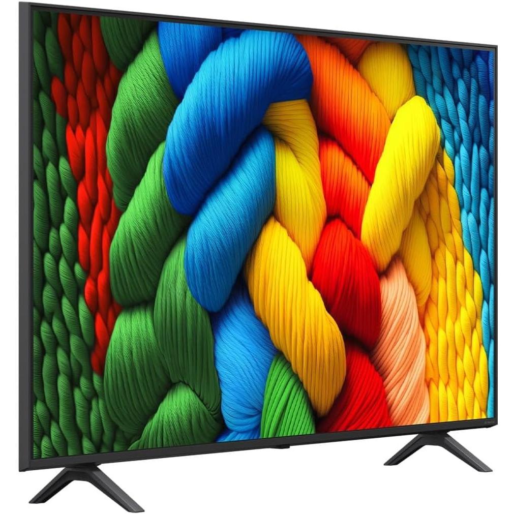 تلفزيون سمارت إل جي ، مقاس 55 بوصة ، ليد ، دقة 4K UHD ، ببسريفر داخلي - 55NANO80A6A