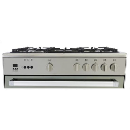 LA GERMANIA GAS COOKER 5 BURNER 9C10GLA1X4AWW , 5 SHALAH , STAINLESS STEEL