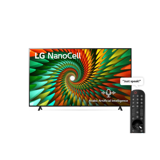 تلفزيون سمارت ال جي ، مقاس 55 بوصة ، NanoCell ، دقة 4K UHD ، ببريسفر داخلي