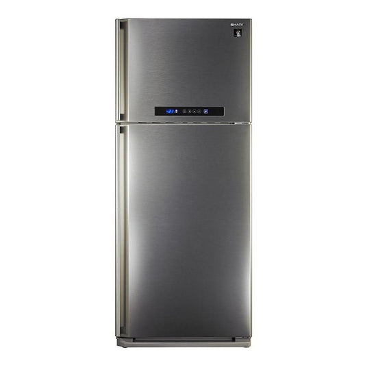 ثلاجة بفريزر علوي شارب SJ-PC58A ، سعة 18 قدم ، نوفروست ، لا ، ستانلس ستيل - SJ-PC58A
