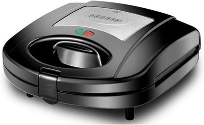 Sandwich Maker Black and Decker, 780 Watt, Black - TS2130-B5