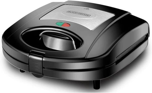 Sandwich Maker Black and Decker, 780 Watt, Black - TS2130-B5