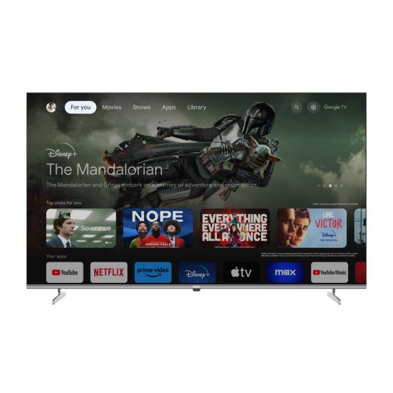 تلفزيون سمارت هاير ، مقاس 55 بوصة ، QLED ، دقة 4K UHD ، ببريسفر داخلي