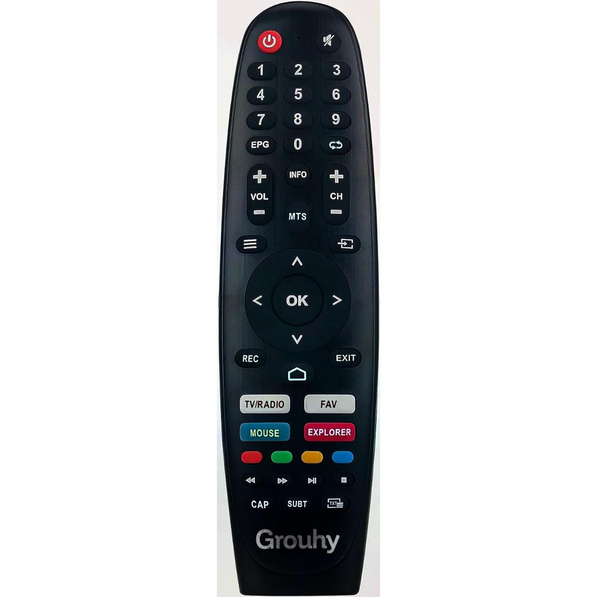 تلفزيون سمارت جروهي ، مقاس 55 بوصة ، ليد ، دقة 4K UHD ، ببريــسفر داخلي - GLD55SAWOR.F