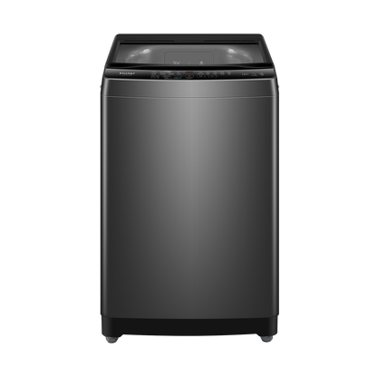 غسالة فوق اوتوماتيك هاير HWM100-316S6 ، سعة 10 كجم ، فضي غامق
