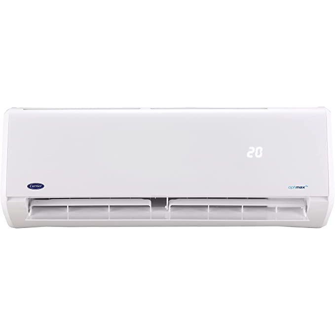 مكيف سبليت كاريير اوبتماكس برو، 1.5 حصان، بارد وساخن - QHCT12N-708F, ابيض