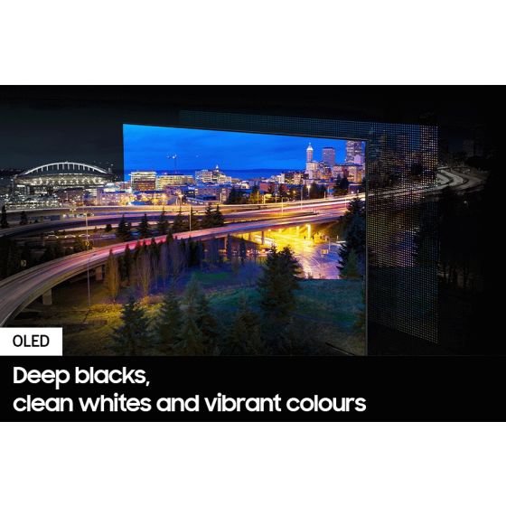 تلفزيون سمارت سامسونج ، مقاس 65 بوصة ، OLED ، دقة 4K UHD ، بب premier داخلي