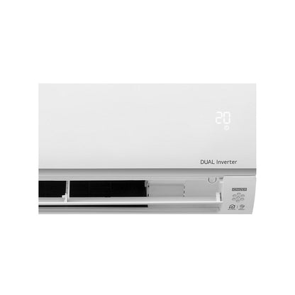 تكييف سبليت ال جي دوال كول، 3 حصان، بارد وساخن، موتور انفيرتر - S4-W24K22ME, ابيض