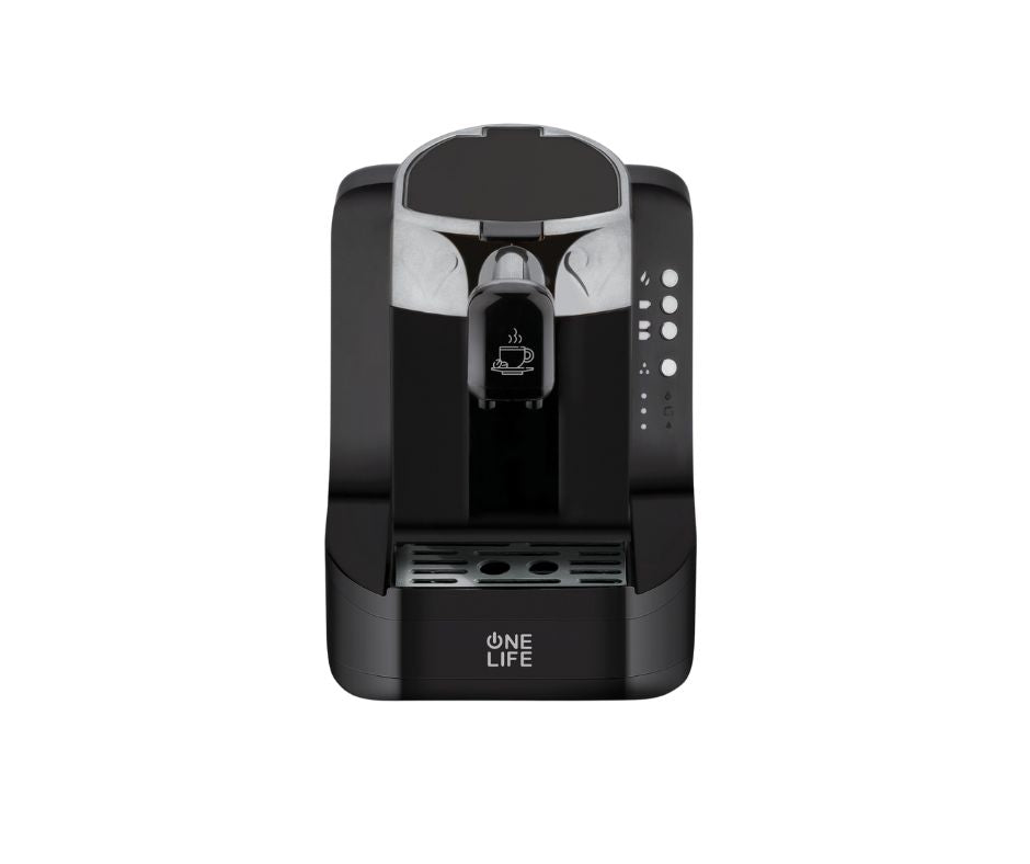 ماكينة قهوة تركي وان لايف ، 750 وات ، اسود وفضي - TC75S