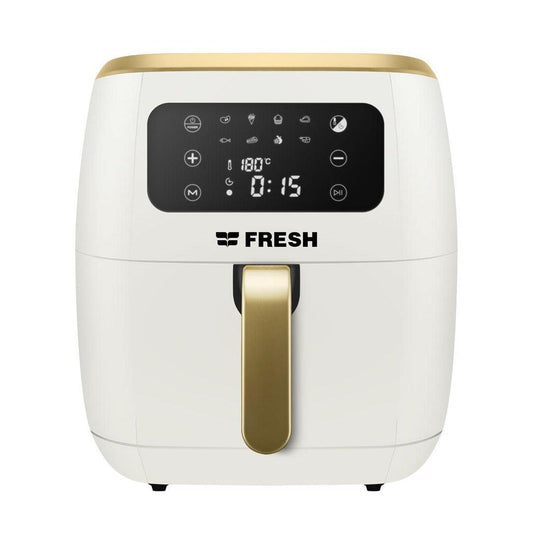 اير فراير ديجيتال فريش ، سعة 7 لتر ، ابيض وذهبي - FAF-D1800W