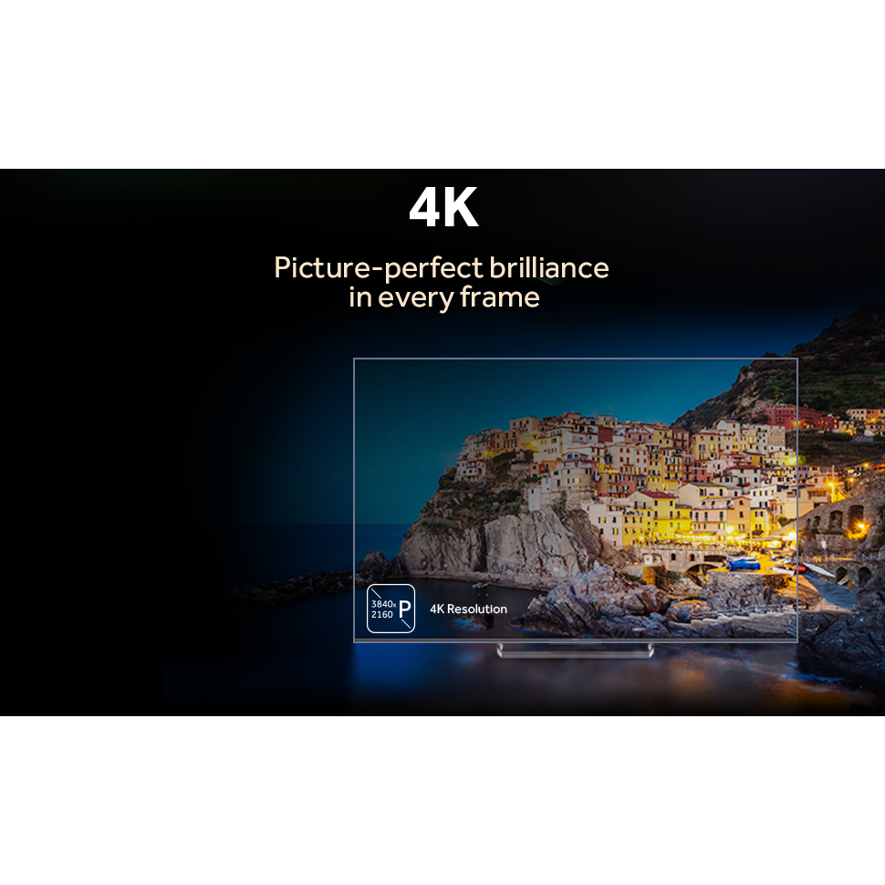 تلفزيون سمارت هاير ، مقاس 55 بوصة ، QLED ، دقة 4K UHD ، ببريسفر داخلي - H55S90EU