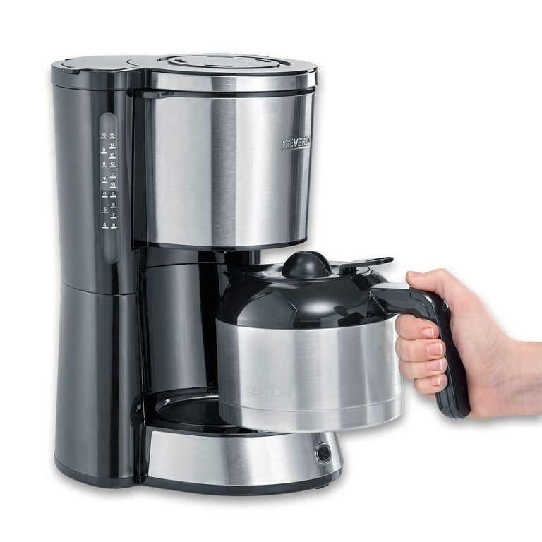 Severin Compact Filter Coffeemachine, 560ml, 750W, Black - KA 4819