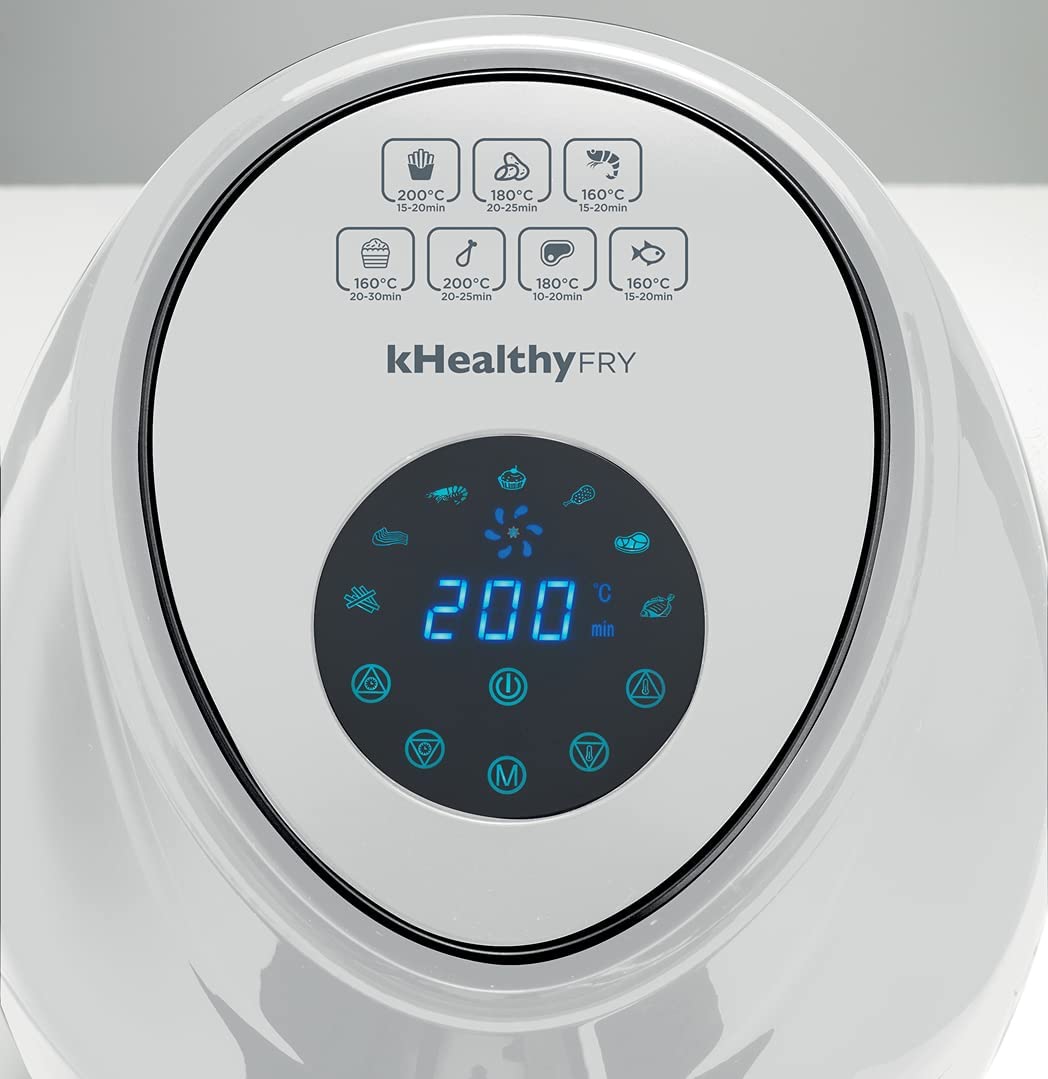 ايR فراير كينوود ، سعة 3.8 لتر ، 1500 واط ، ابيض - HFP30WH
