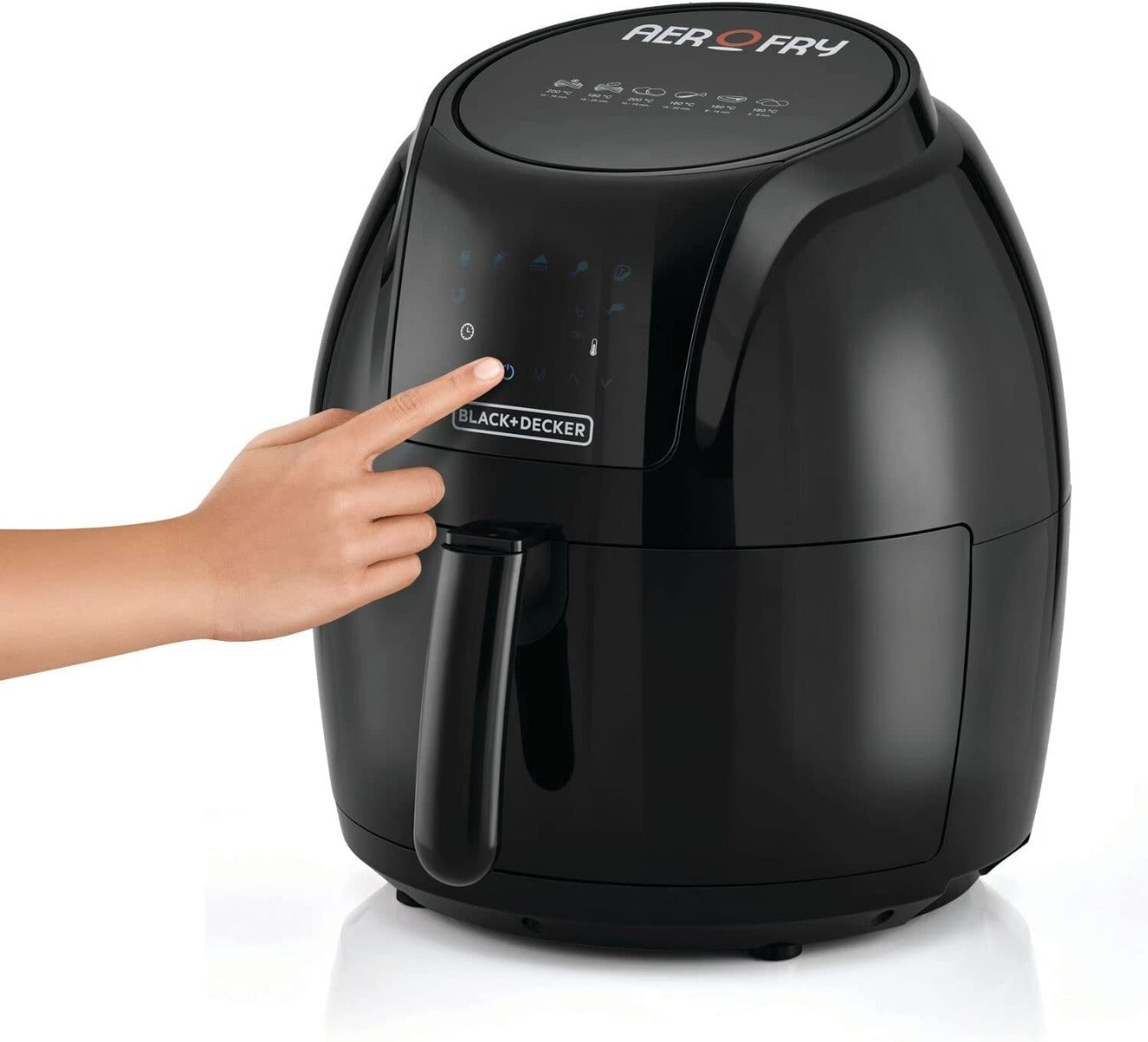 Air Fryer Digital Black+Decker, Capacity 5.6 Liter, 1800 Watt, Black - AF625-B5