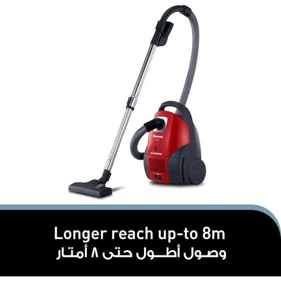 مكنسة كهربائية باناسونيك Series ، احمر - MC-CG525
