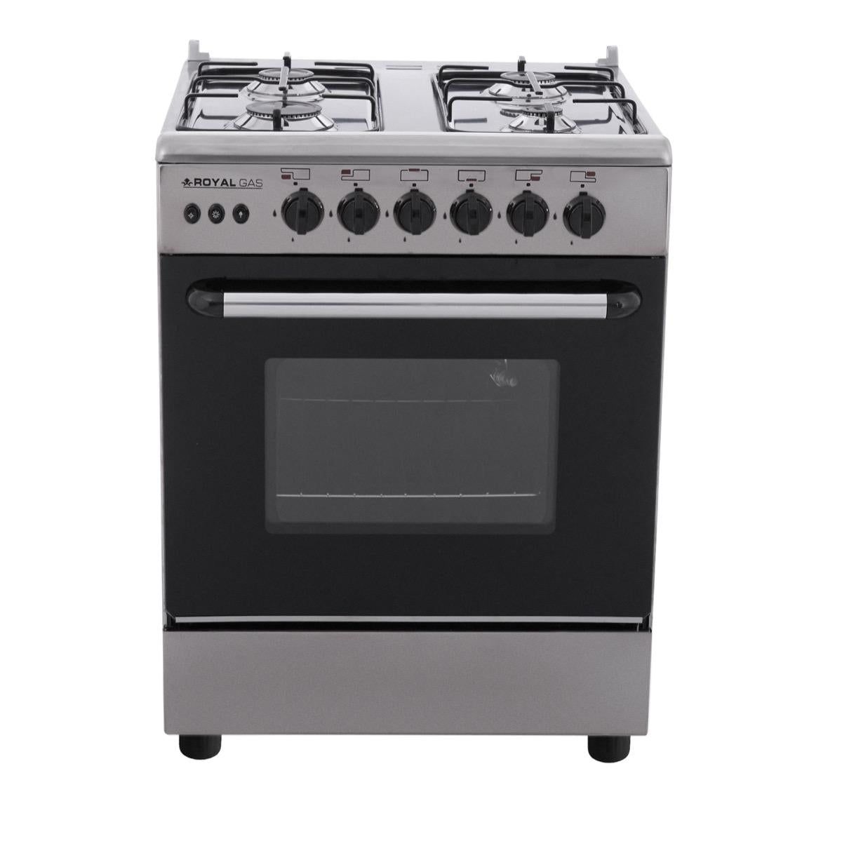بوتاجاز غاز رويال SP60ESS ، عدد 4 شعلة ، ستانلس ستيل