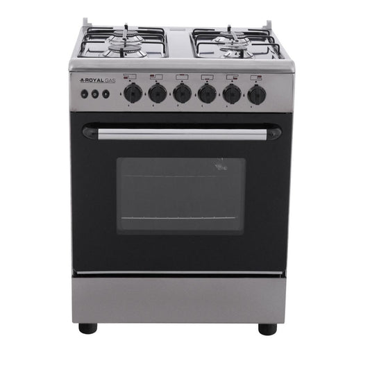بوتاجاز غاز رويال SP60ESS ، عدد 4 شعلة ، ستانلس ستيل