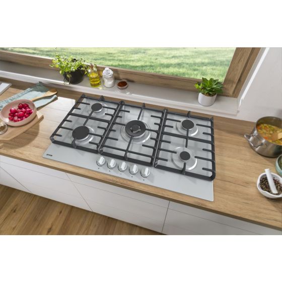 Gorenje Gas Built-In Hob GW9C51X, Silver, 5 Burners, 90cm