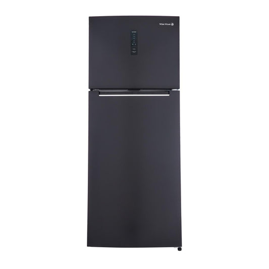 ثلاجة فريزر علوي وايت ويل WR-4385-HB ، سعة 430 لتر ، نوفروست ، لا ، اسود