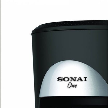 ماكينة قهوة سوناى One SH-1211 ، سعة 1 كوب ، 460 وات ، اسود وفضي