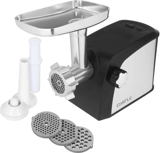 Castle Meat Grinder Attachments 2600W Black Silver - MGS2600