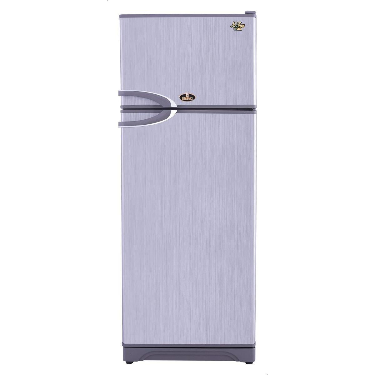 ثلاجة بفريزر علوي كيريازي KH370LN ، سعة 370 لتر ، نوفروست ، لا ، فضي