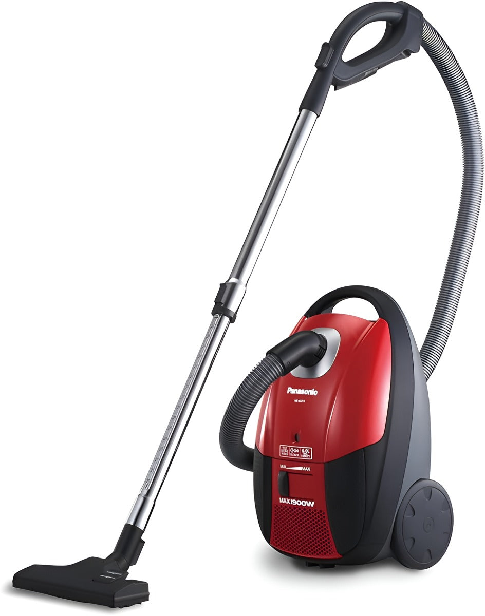 مكنسة كهربائية باناسونيك ، اسود واحمر - MC-CG711R349
