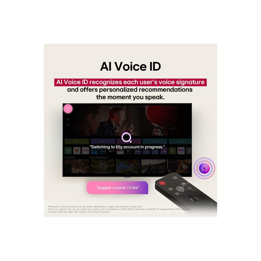 تلفزيون سمارت ال جي ، مقاس 43 بوصة ، ليد ، دقة 4K UHD ، ببـر cisfer داخلي - 43UA85006LA