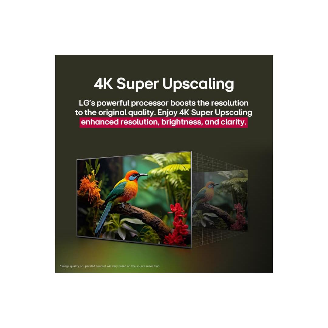 تلفزيون سمارت ال جي ، مقاس 43 بوصة ، ليد ، دقة 4K UHD ، ببـر cisfer داخلي - 43UA85006LA