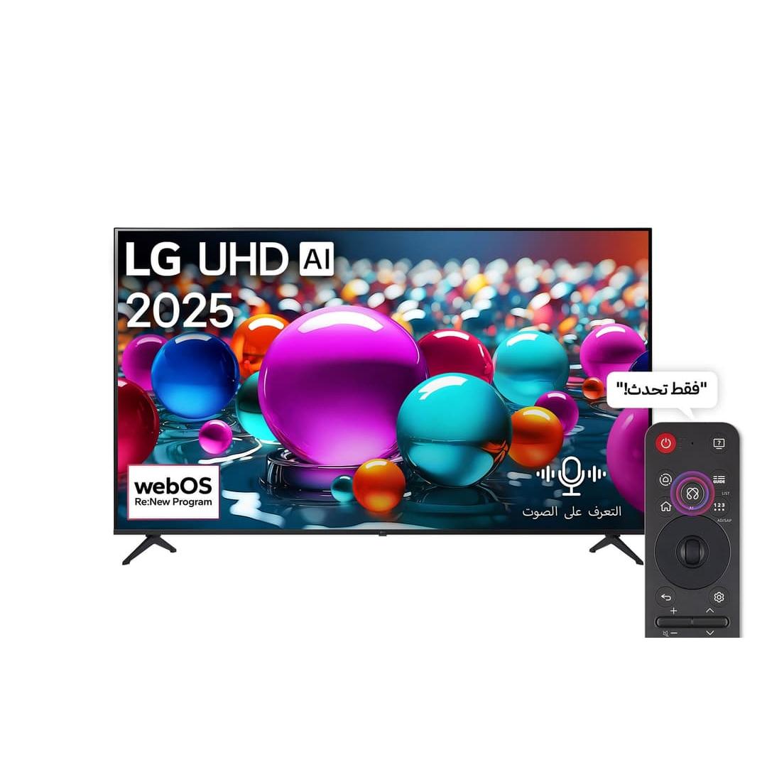 تلفزيون سمارت ال جي ، مقاس 43 بوصة ، ليد ، دقة 4K UHD ، ببـر cisfer داخلي - 43UA85006LA