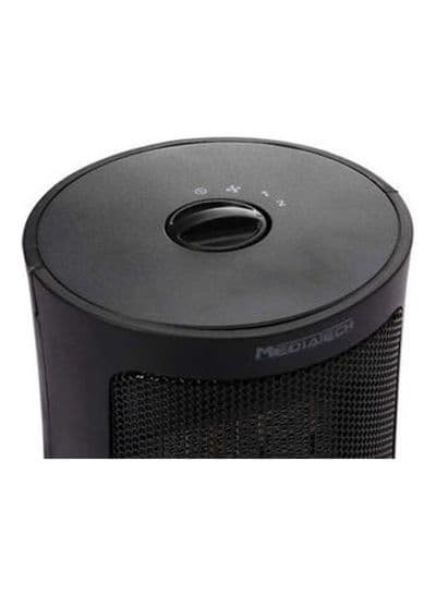 دفایة كهرباء ميديا تك ، 1500 وات ، اسود - MT-002