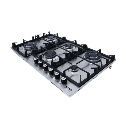 بيورتى مسطح غاز 90سم 6 شعلة استانلس GAS HOB 6 HEAVY DUTY/HPT904S