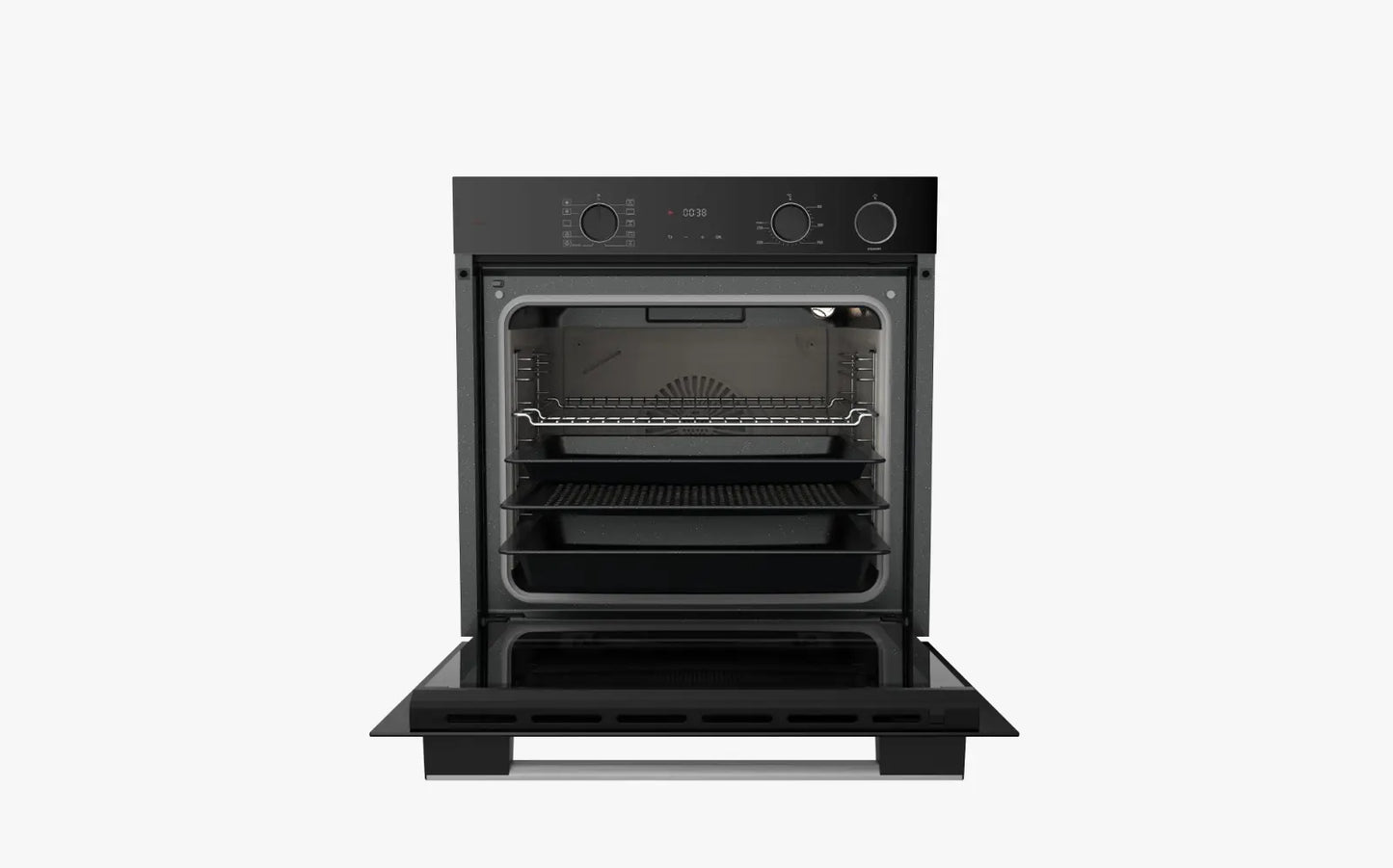 بيورتى فرن كهربائى 60 سم اسود ديجيتال 73 لتر 10 برنامج OPREE10BL – Full Electric Built in oven 10 program