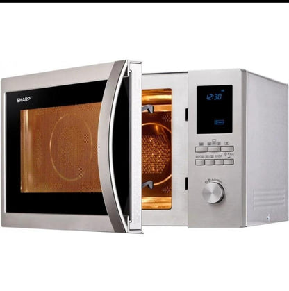 ميكروويف شارب شواية 43 لتر 1100 وات 8 قوائم سيلفر R-78BT(ST)
