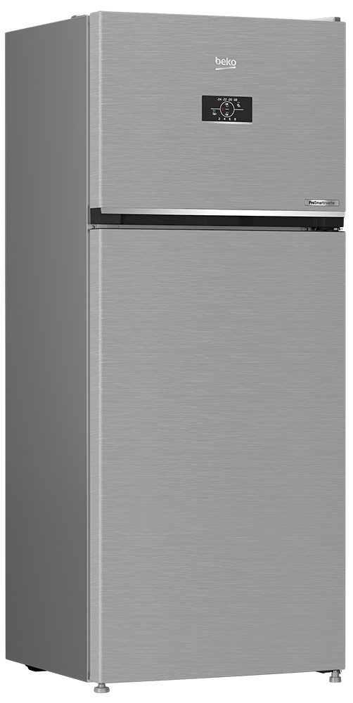 بيكو ثلاجه 2 باب 420 لتر  - صافى367 لتر- نوفروست- سيلفر - ديجيتال -Inverter + هارفست فريش RDNE420K02DXITEG