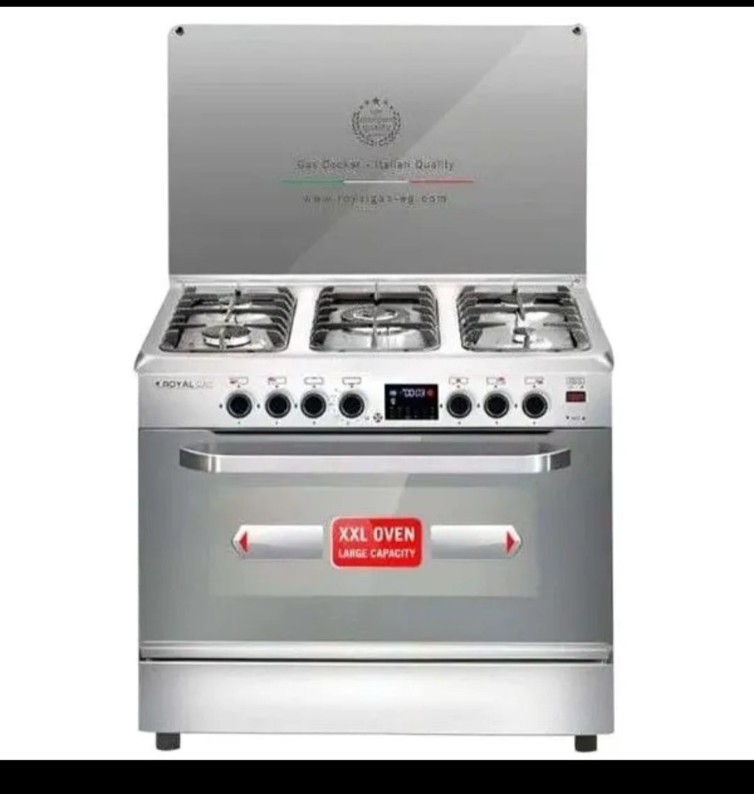 رويال جاز بوتجاز ماستر شيف برو استانلس ديجيتال امان كامل 2 مروحة /غاز 90سم Master Chef Pro عدد 5
KHT1609SLV-conf