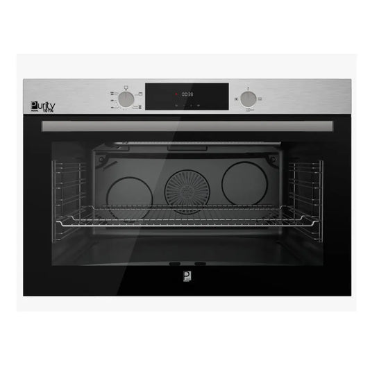 بيورتى فرن غاز بلت ان  مع شواية غاز 90 سم، مزود بحماية كاملة ومروحة - OPRQG90ST-90cm – Full GAS Built in oven