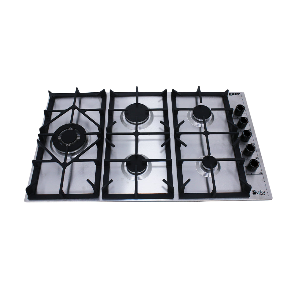 بيورتى مسطح غاز 90سم استانلس 6 شعلةGAS HOB 6 HEAVY DUTY/HPT905S