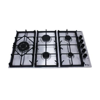 بيورتى مسطح غاز 90سم استانلس 6 شعلةGAS HOB 6 HEAVY DUTY/HPT905S