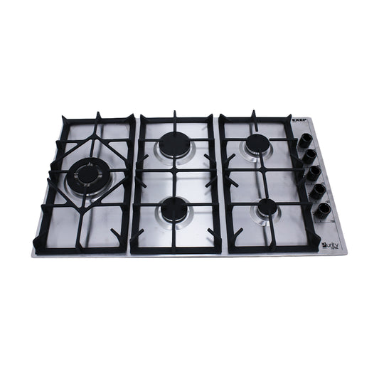 بيورتى مسطح غاز 90سم استانلس 6 شعلةGAS HOB 6 HEAVY DUTY/HPT905S