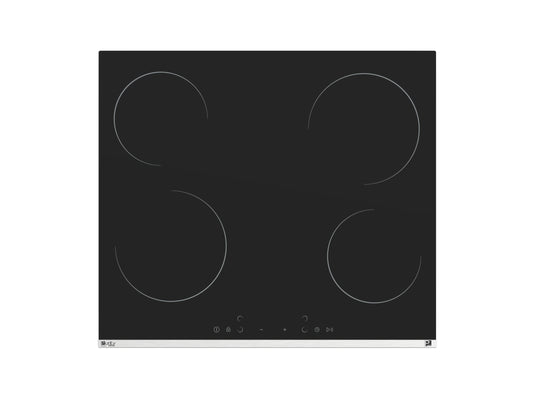 بيورتى مسطح 60سم كهرباء زجاج سيراميك 4 عين HPREE-V6050 – Electric Hob 4 Vitroceramic eyes