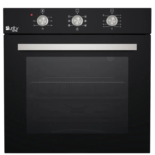 بيورتى فرن 60سم كهرباء بالكامل76 لتر  PT806EEBL- Full Electric Built in oven BLACK
